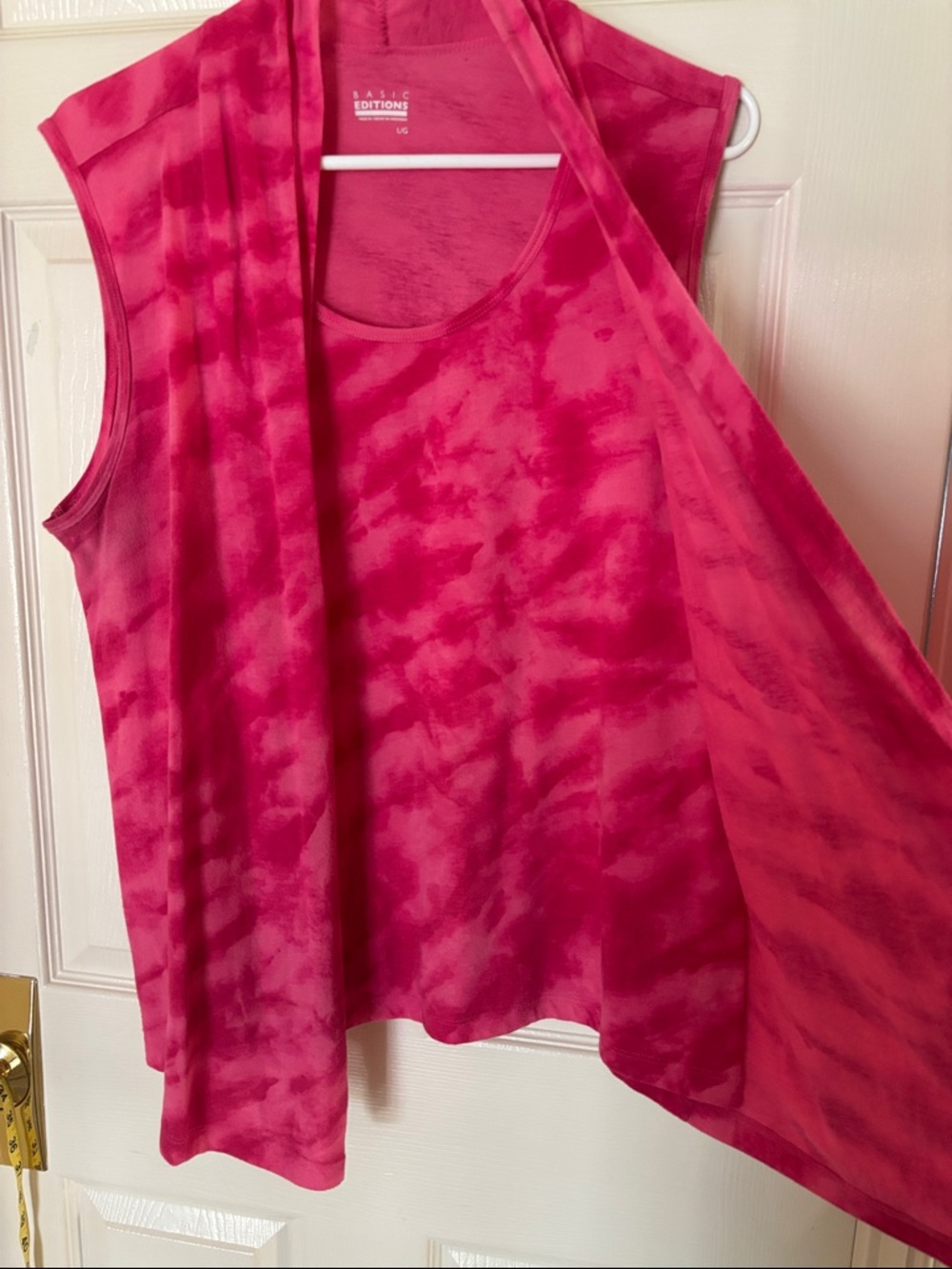 Basic Editions Tie-Dye Tank Top - Picture 4 of 8